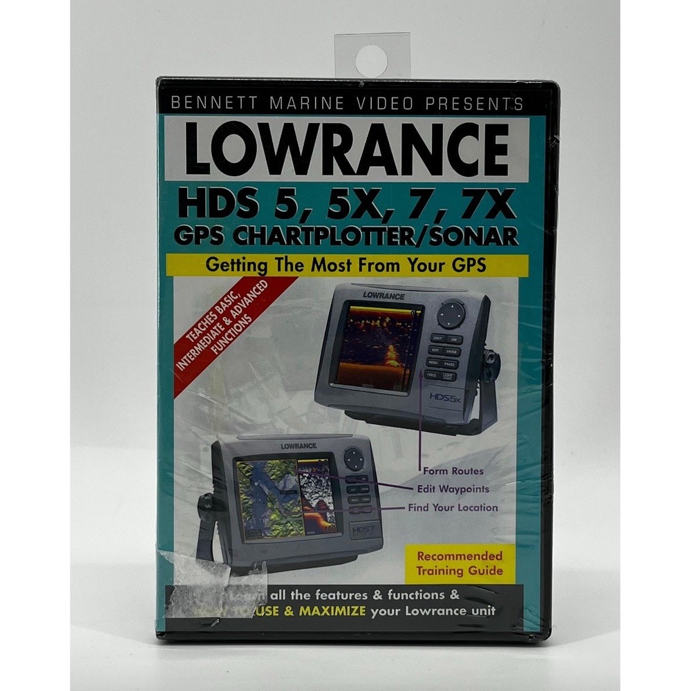 Lowrance Hds Series‎ 5, 5x, 5m, 7, 7m Chartplotters/Fishfinders DVD